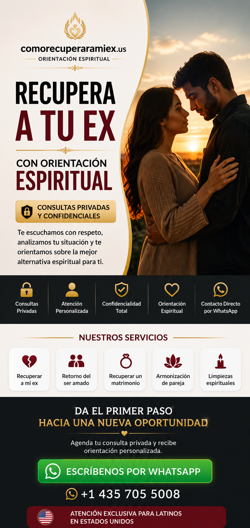 Recuperar a tu ex en Estados Unidos